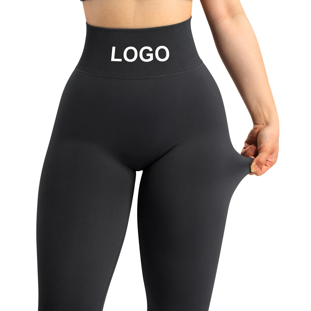 Custom Logo Gym Wear Workout Tights Scrunch Yoga Pants High Waist V Back Butt Lifting Nvgtn Womens Seamless Tie Dye Leggings