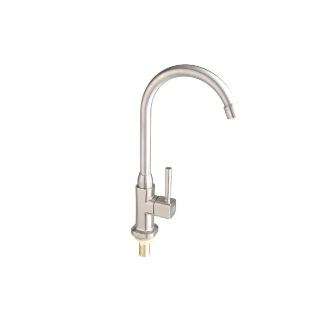 ITALOMIX Galvanized Brushed Single Cold Bathroom Basin Taps