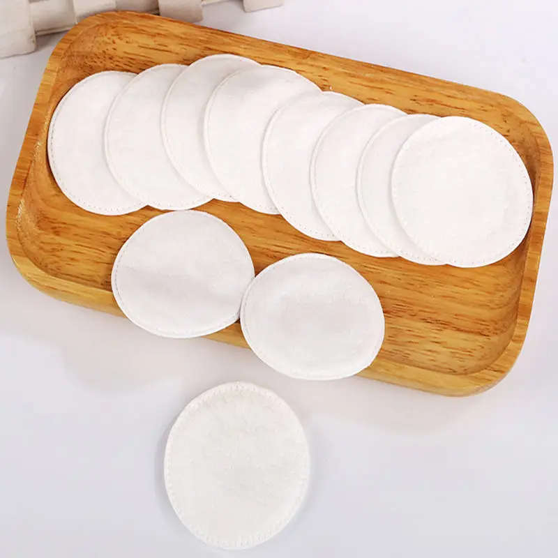 Eco-Friendly Disposable Custom Removal Bamboo Makeup Cleansing Face Disposable Cotton Pad