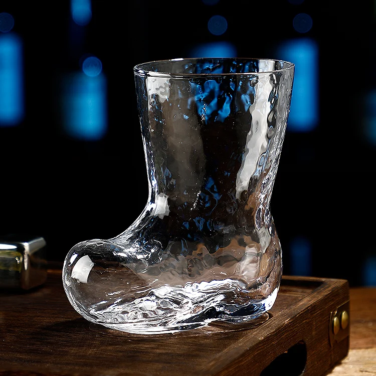 barware drinking glass beer cup funny boot shaped glasses verre 380ml unique pub barware beer boot glass