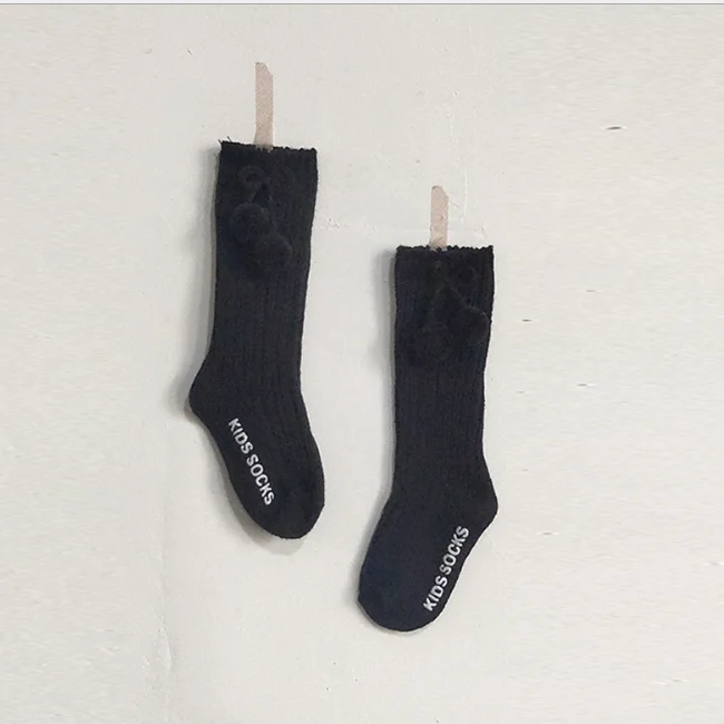
PHB 61134 pom pom design wholesale fashion children girls cute socks 2020 