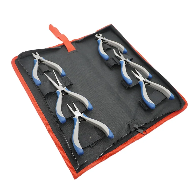 Customized LOGO Pliers Comfort Grip Handle Mini Jewelry Pliers Set