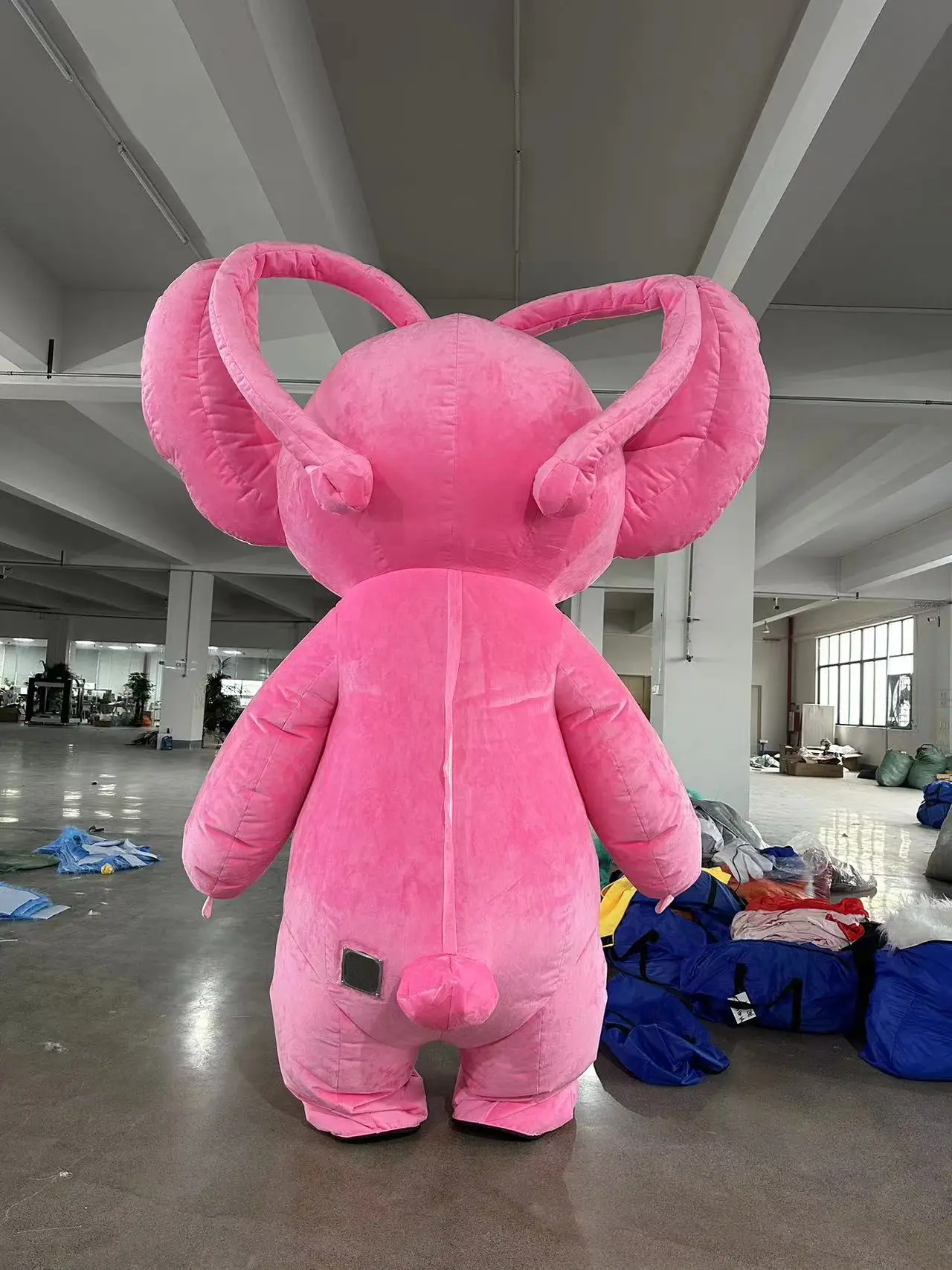 Plush Giant Walking Animal Suit Adult Inflatable Stitch and Angel Mascot Costume for Sale