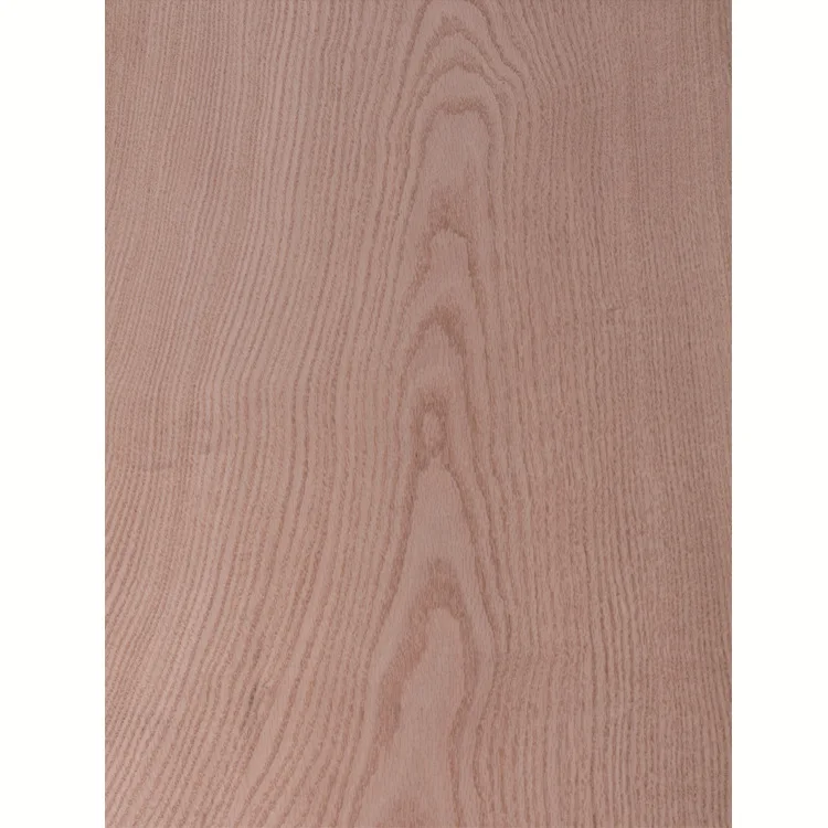 Poplar Material Oak Veneer Good Quality Crown Cut Grain Light Oak Veneered Mdf