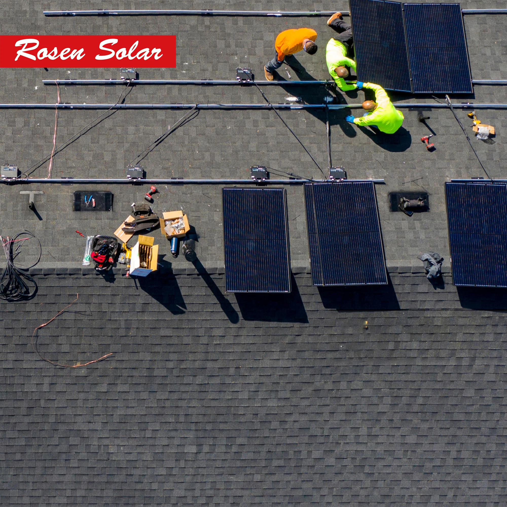 Rosen Good Price hot sale in Europe 5kw Hybrid solar energy systems high quality