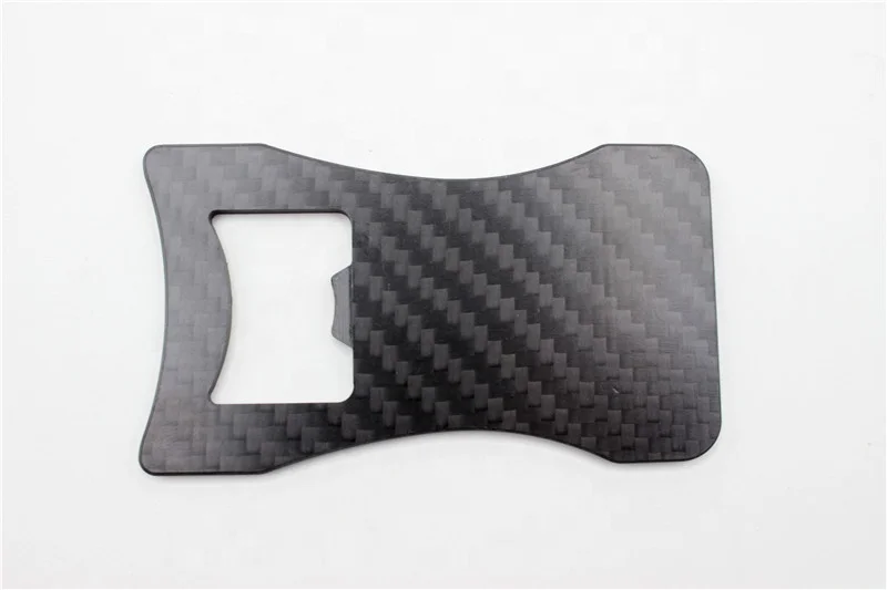 Manufacturer Custom New Design Carbon Fiber Beer Bottle Opener Bulk