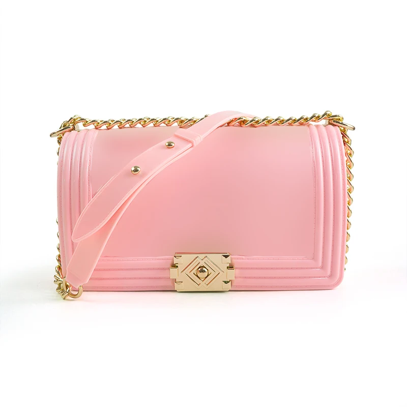Wholesale Women Bag Handbags 2021 Silicone/PVC Shoulder Handbag Jelly Bag Luxury Ladies Woman Hand Bags Candy Jelly Purse