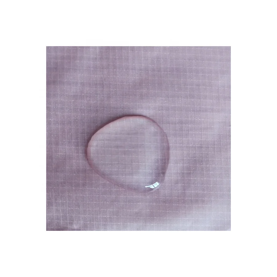 15d 0.15mm ripstop nylon waterproof pu silicone coated fabric for tents