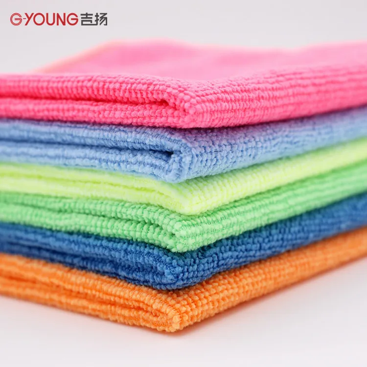 Absorbent  on microfiber cleaning cloth in a small pouch and high quality microfiber towel
