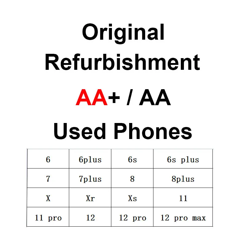 
 Оптовая продажа Оригинальных б/у телефонов для Iphone 6 6s 7 7plus 8 8plus x xr xs 11 pro max 12 pro max  
