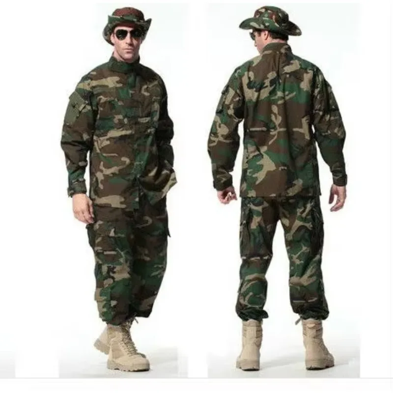 Loveslf Wholesale High Quality Training Clothing ODM Camouflage Uniform Clothing Digital Woodland Jungle Camo ACU Uniform