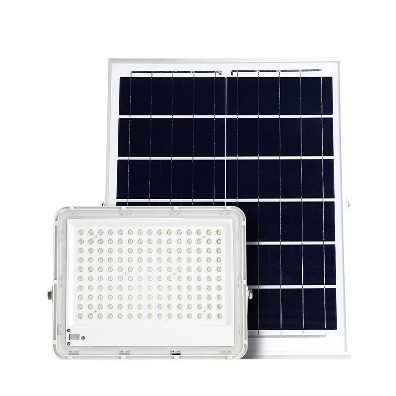 60W solar LED die-cast aluminum alloy noctilucent white light body battery time sensor control garden energy saving