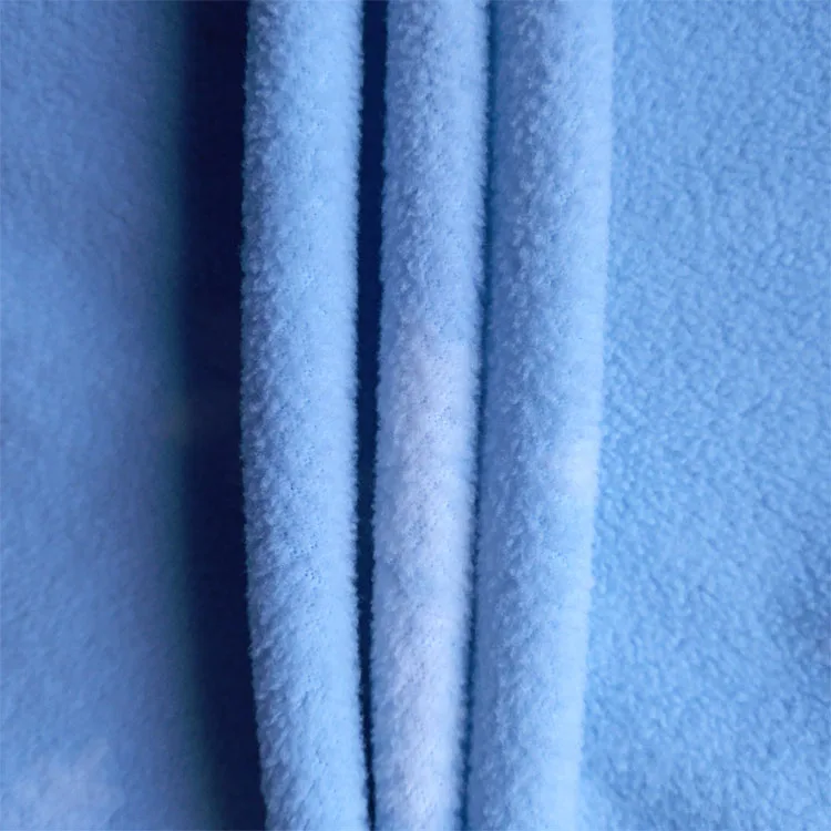 Brushed polar fleece shrink resistant warm soft snowfelt pattern fabric