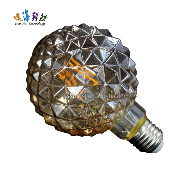 LED G95 Pineapple filament bulb E26 E27 B22 Retro filament bulb Edison filament bulb  KH-G95B2