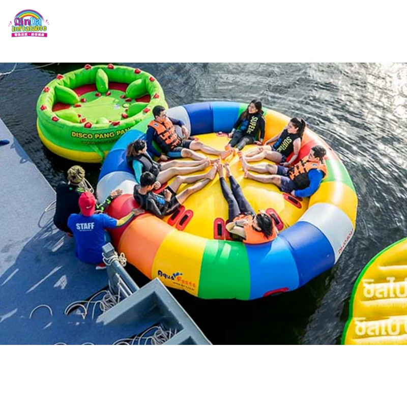 The best rated flying inflatable towable tube / inflatable disco boat ride / inflatable disco boat cruise