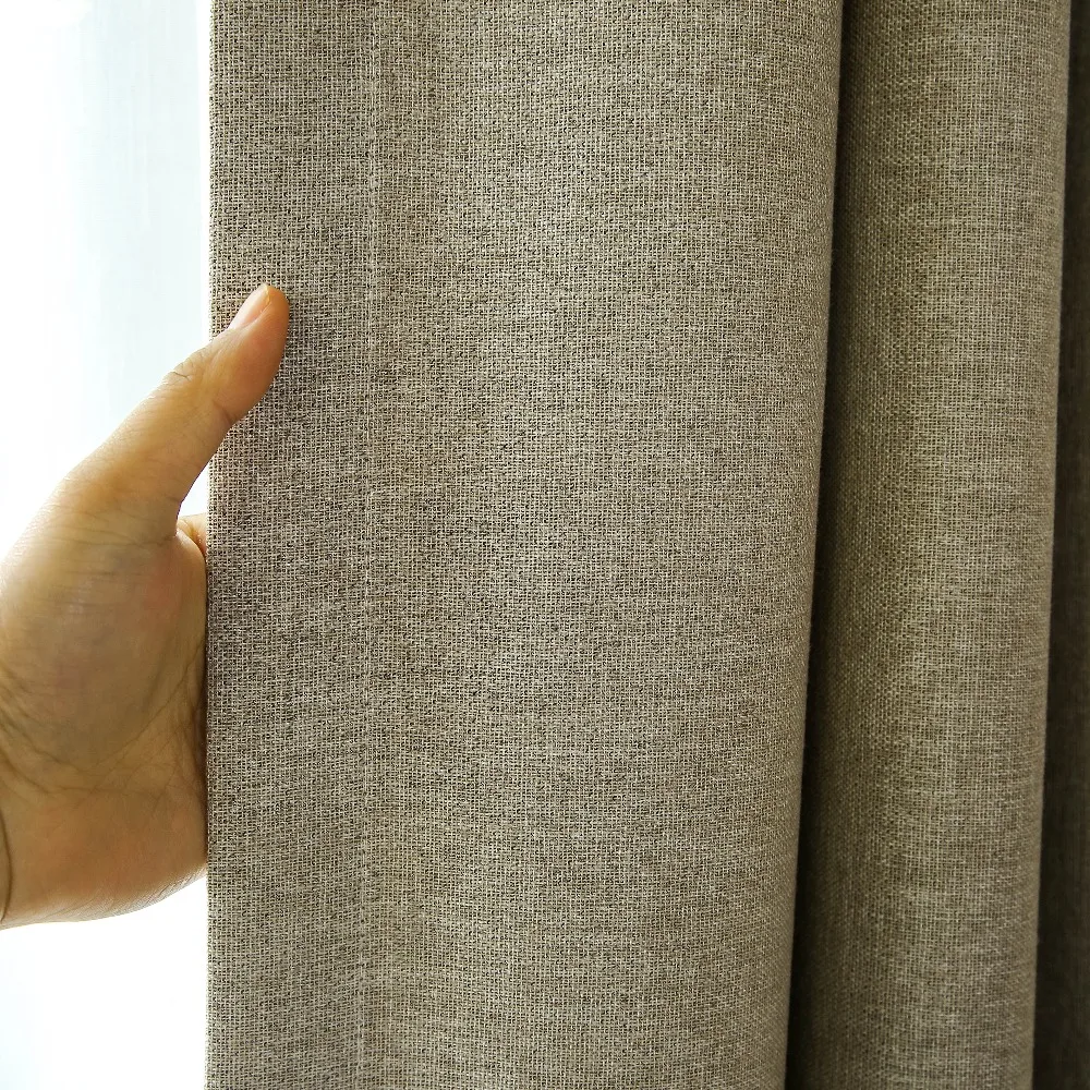 Blackout Lining Curtain Fabric Upholstery Jacquard Living Room Curtains