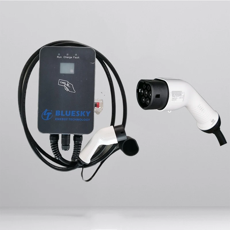 Oulac УФ-гель 3.5kw 7kw Ac Ev зарядное устройство с одним Pahse 32A Ethernet Ocpp 1 6 настенный ящик зарядная станция для электромобилей зарядным