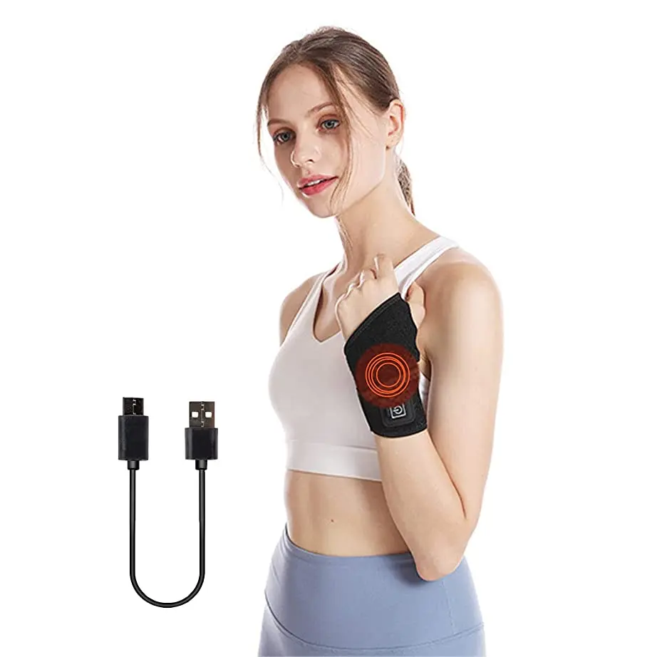 Wrap Heated Hand Warmer Compression Pain Relief Wristband Heated Wrist,Heat Wrist Wrap, Electric Heating Wrist Brace