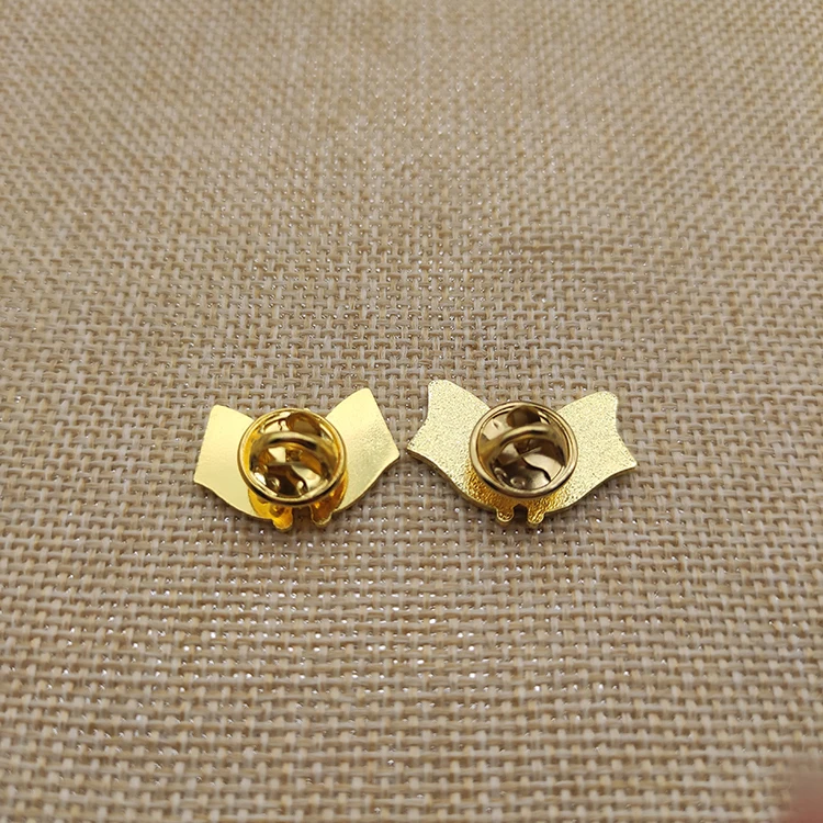 Ukrainian Flag Pin American Ukrainian Double Flag Pin Metal Enamel Badge