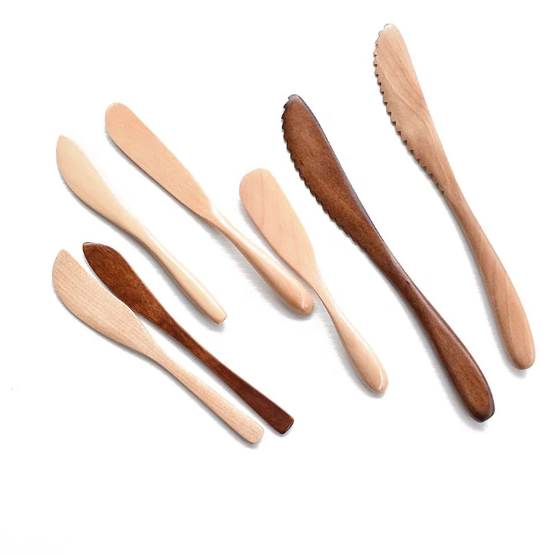 Японский деревянный нож для масла