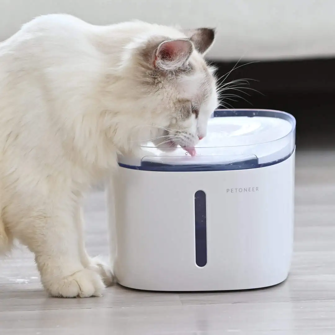 Factory Wholesale Electric Intelligent Automatic Water Fountain Filter Flowers Drinking Machine Smart Pet Cat Water Fountain