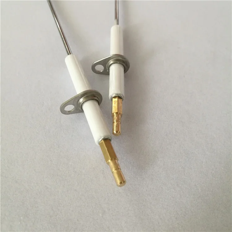 Ignition electrode for gas burner