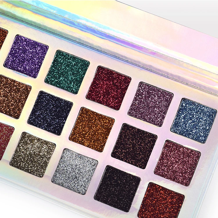 
2019 hot sale colorful Eyeshadow Glitter Sequins private label glitter eyeshadow palette loose eyeshadow shimmer makeup 