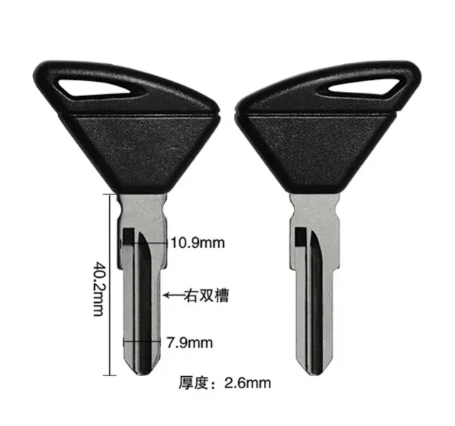 CocheMoto Motorcycle blank keys Uncut For Aprilia Tuono Dorsoduro RSV4 750 1200 RSV MILL R Factory V4R RST1000 ETV1000
