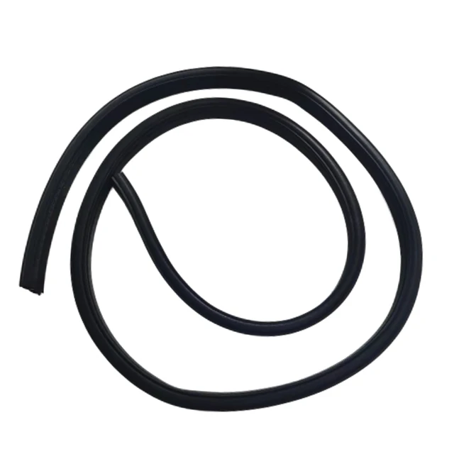 Support non-standard custom embedded steel bar temperature resistant rubber sealing strip for car window sealing