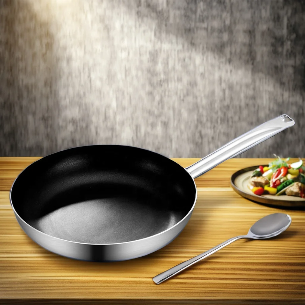 New Design multi-size 18-40cm Skillet Induction fry pan set non-stick frypan aluminum flat frying pan for sale