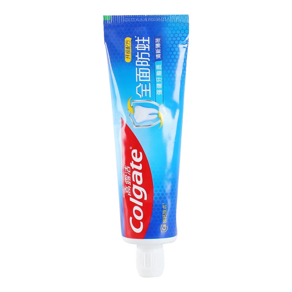 COLGATE OEM customized own natural toothpaste brand travel home anti-cavity toothpaste