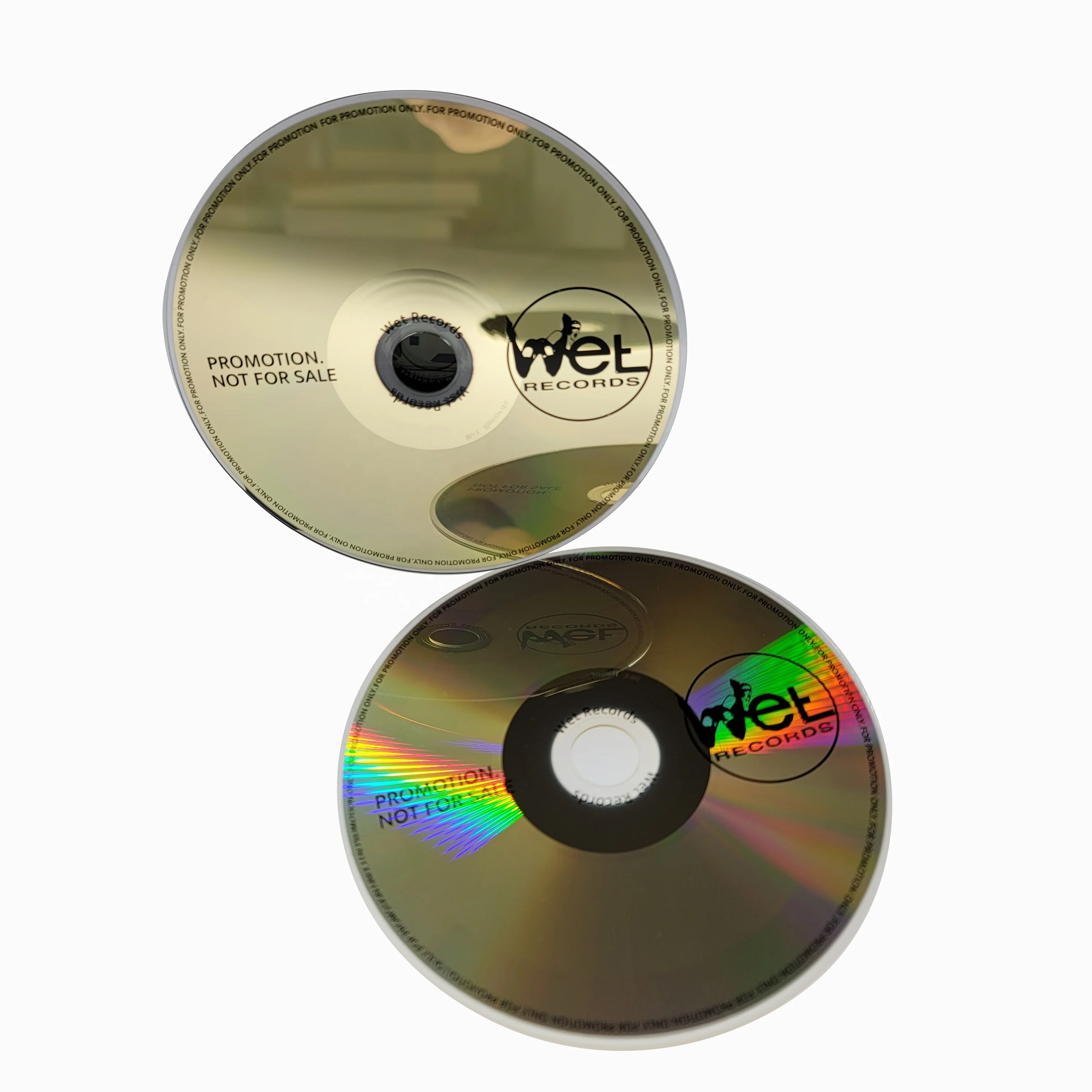 Cosmo Factory Price CD Printing Duplication Gold Decoration Disc