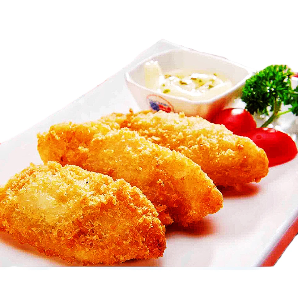 wholesale casual fried food crab meat With Creamy Sauce chopped and  fried food for children and adults Creamy Crab