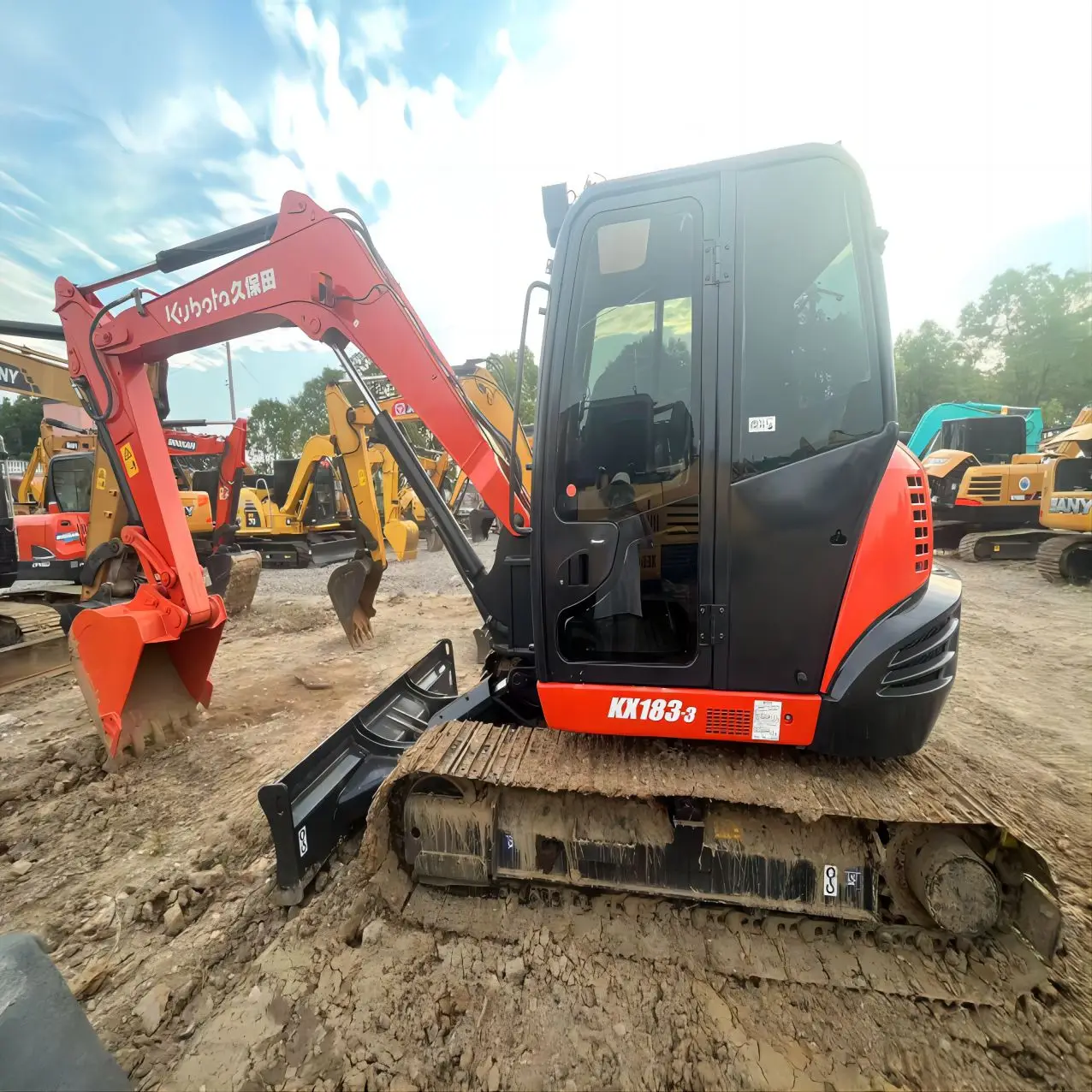 Kubota KX 183 подержанный экскаватор мини-экскаватор kubota