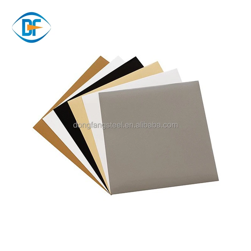 Decorative Stainless Steel PVD Color Coat Gold Mirror Finish 0.5mm 316l Grade 8k Gold Mirror Stainless Steel Sheets plates