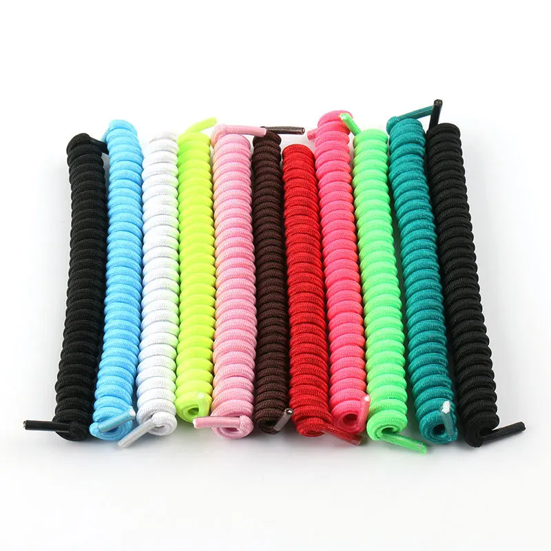 2023 модные шнурки для обуви без завязывания, пружинные эластичные шнурки для ленивых