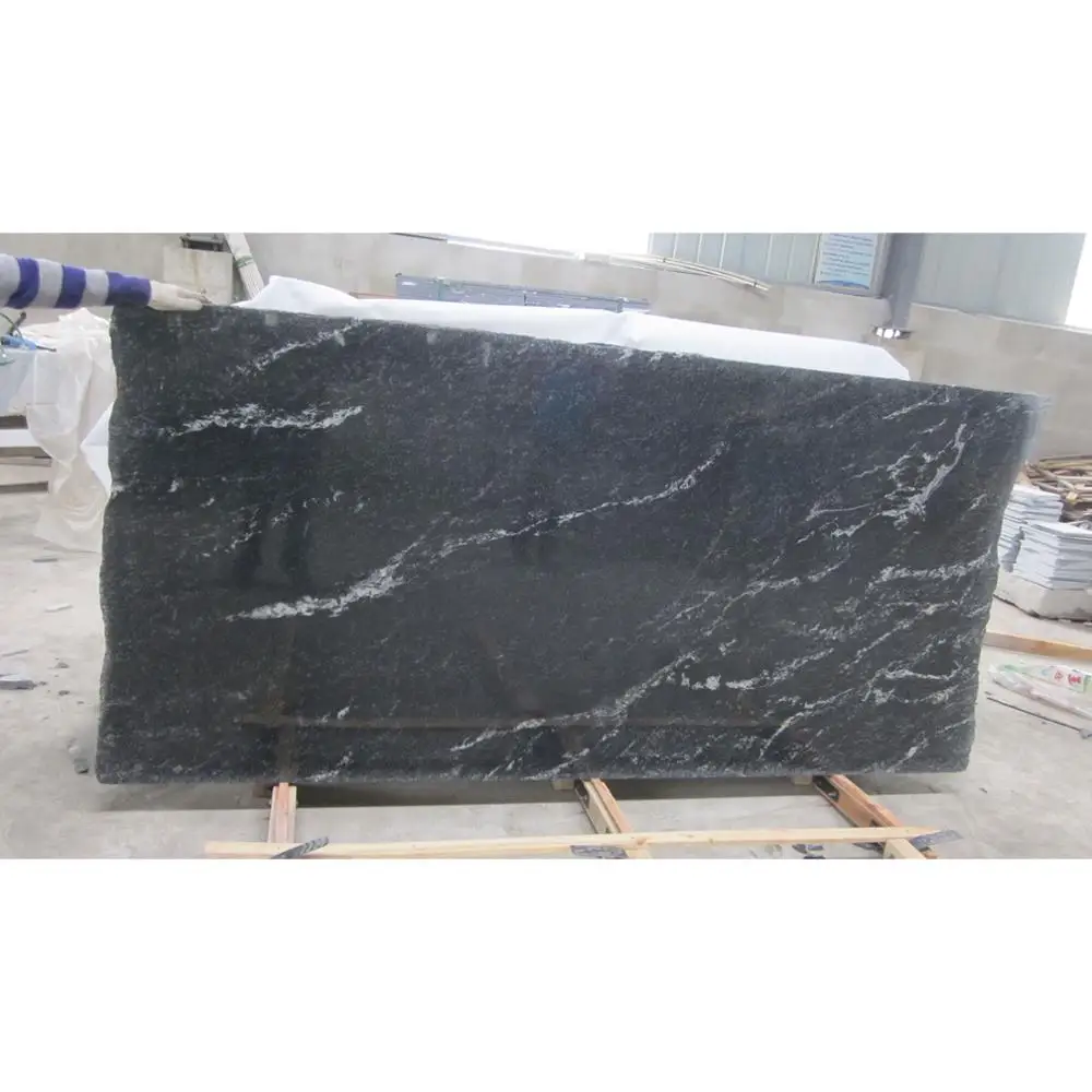 China virginia black granite slab and tile