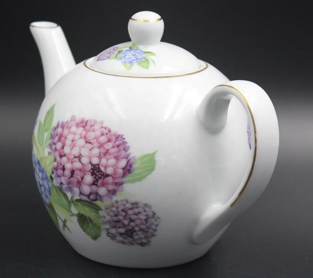 
600cc 700cc 800cc 1000cc 1200cc 1500cc round shape ball porcelain tea coffee pot 