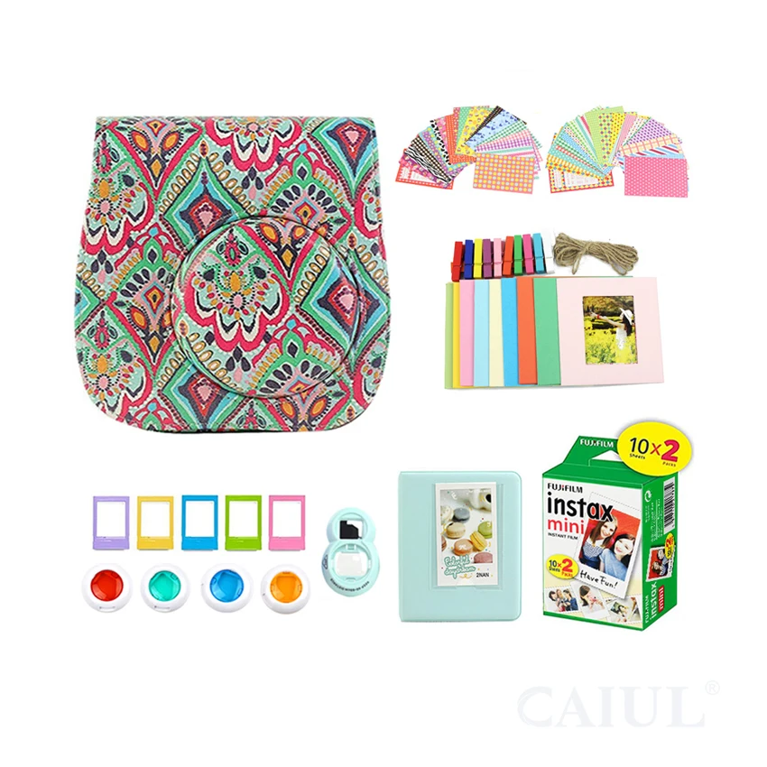 
 Новая стильная пленка Fuji instax Mini 20 листов Mini 8 пленка в подарочной коробке  