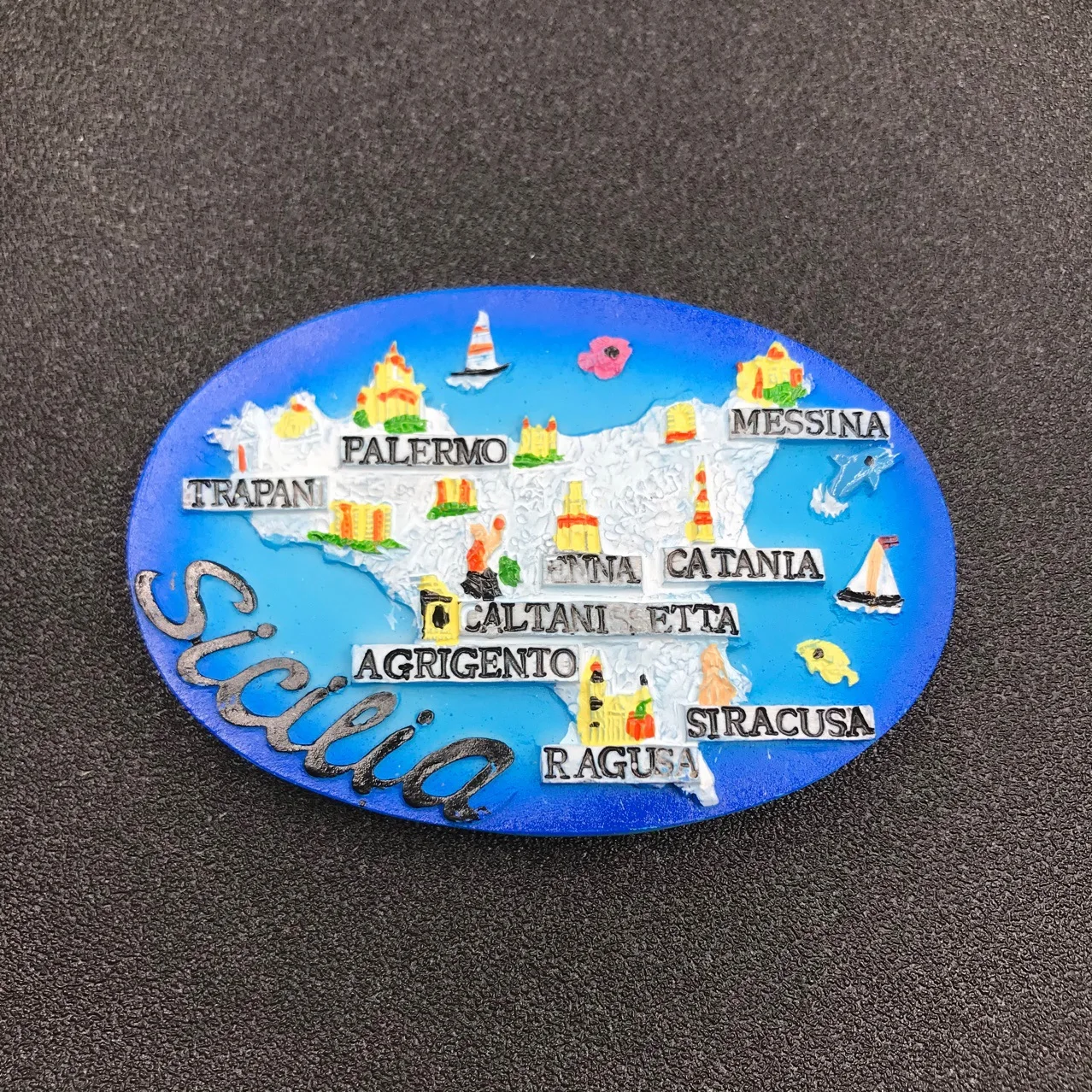 Custom Different Countries 3D Fridge Souvenir Magnets Resin Magnetic Paris