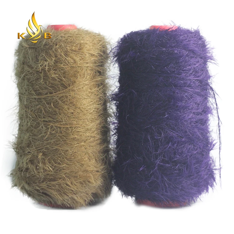 100% nylon feather fancy yarn for knitting machine