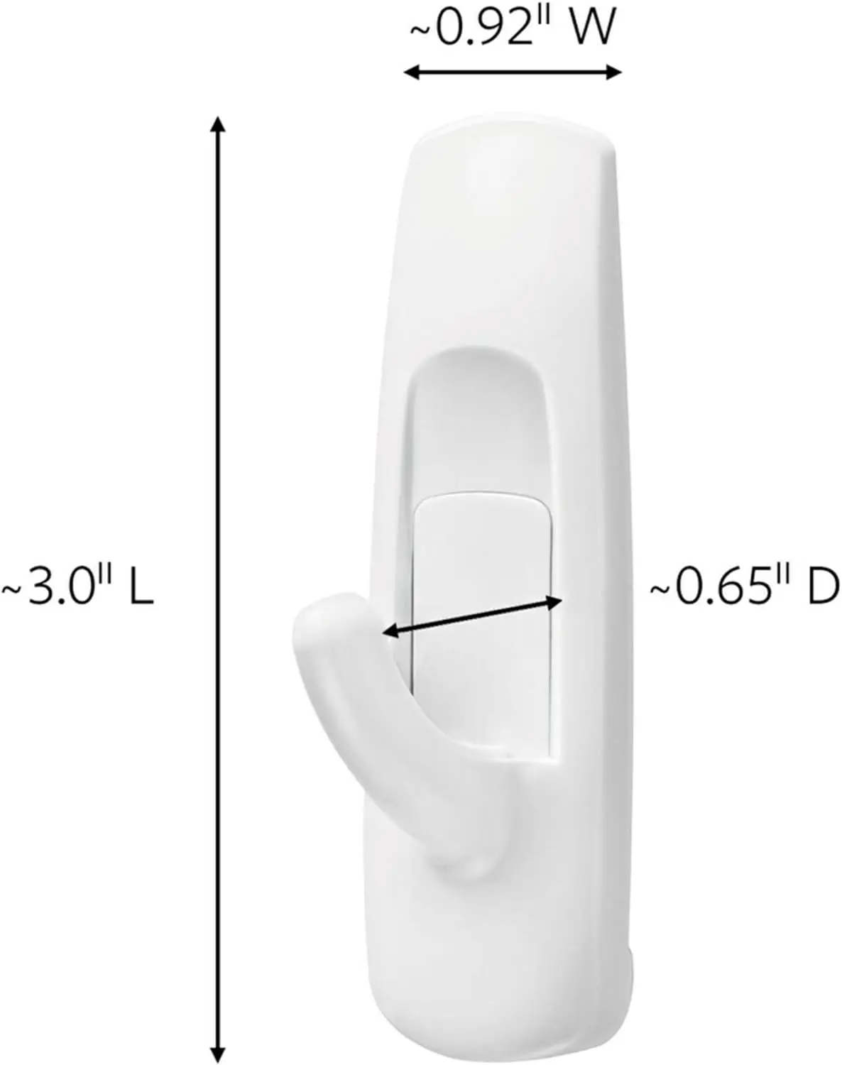 Medium 3M Command Utility Hooks, Damage Free Hanging Wall Hooks with command Strips No Tools Wall Hooks for Hanging Organizers