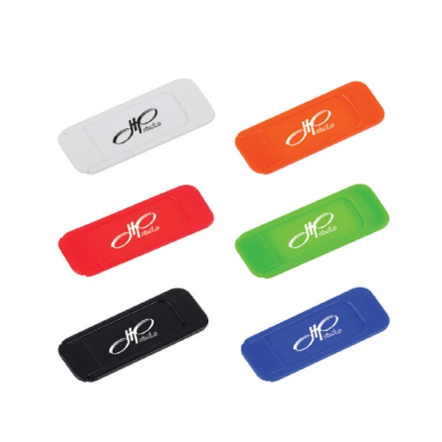 2024 New Developed ABS Plastic Custom Logo Cell Phone Camera WebCam Cover,Privacy Slide Laptop Webcam Cover Black