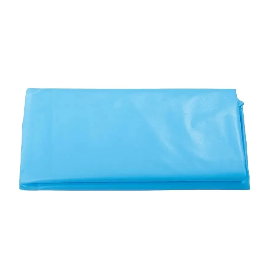 LIONCARE Wholesale  CPE Gown Blue Medical Waterproof Disposable Polyethylene Plastic Hospital Isolation CPE Gown with Thumb Loop