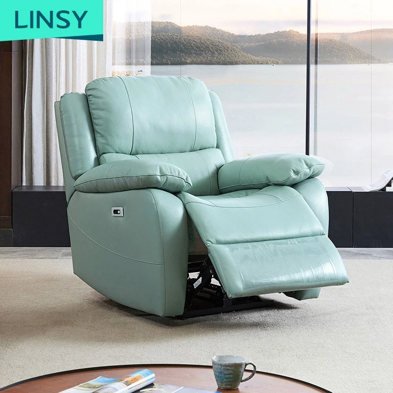 Linsy Leather Single Recliner Sofa Recliner Chair