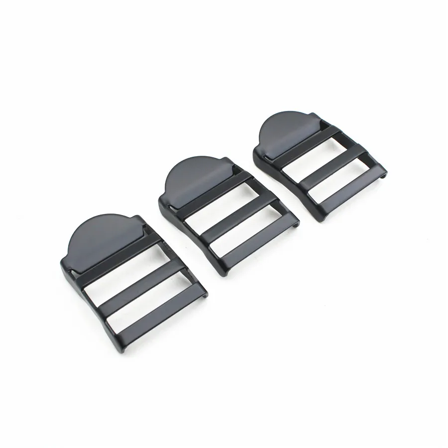 Metal Ladder Lock China Manufacturer 25mm Curved Iron Strap Adjuster Ladder Lock Buckle For Backpack