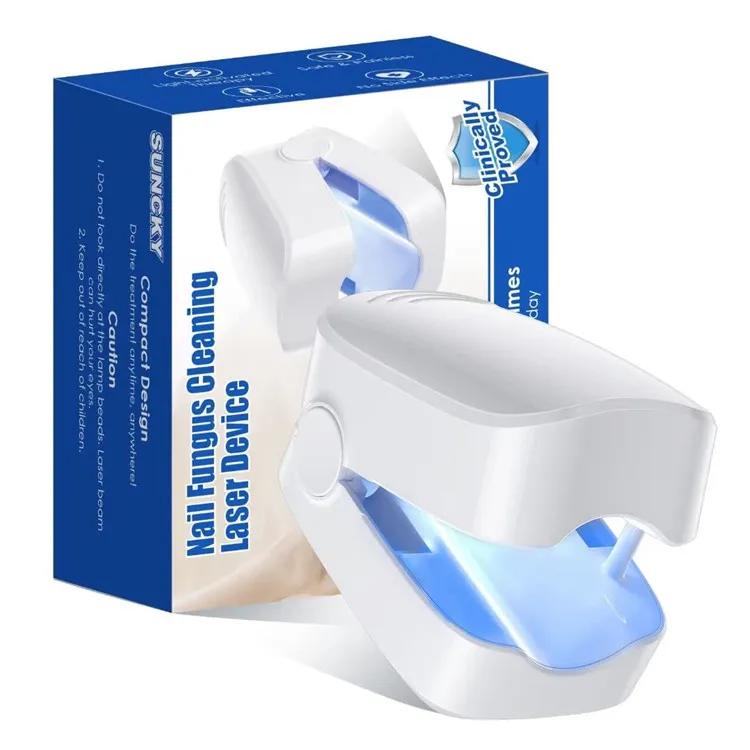 Home Use Blue Light Toe Nail Laser Fungus Treatment Device Nail Fungus Cleaning Laser Device for Fingernails and Toenails