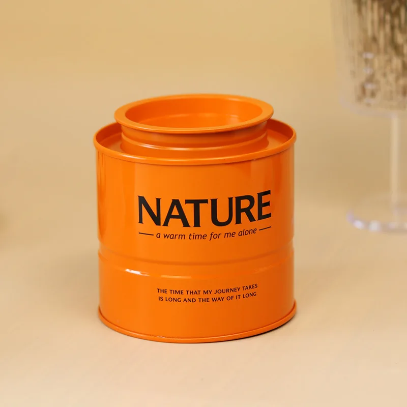 Wholesale Universal Candle Food Grade Salt Candy Nut Tea Coffee Bean Round Tin Box Jar Tin Can for Candle Packaging Empty Metal