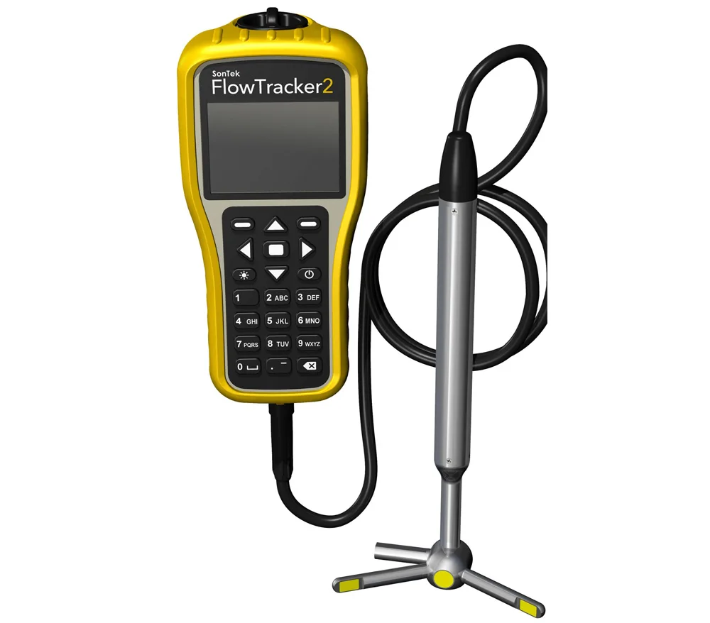 2022 Water flow tester     Contact-free discharge measurement for channels and open rivers using rada