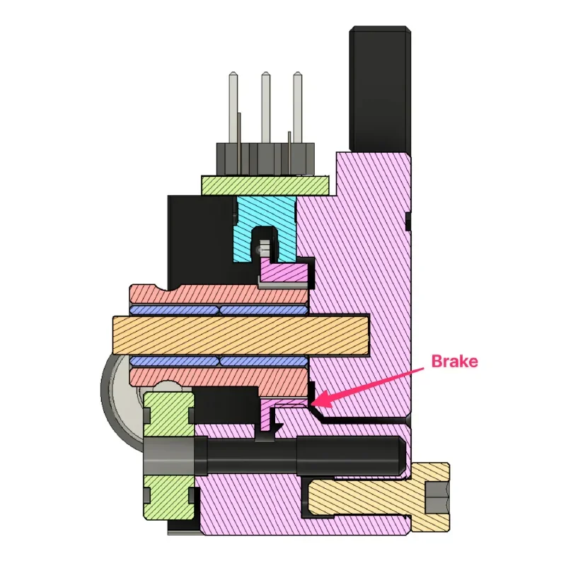 Mellow ERCF Binky энкодер PCB сенсор V1.0.4 TCRT5000 PCBs для V2 Enrager Кролик морковь Feede3Dr Voron 2 4 трезубец